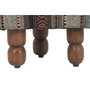 DKD Home Decor Reposapiés Algodón Mango Multicolor con Tapa