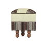 DKD Home Decor Reposapiés Algodón Mango Multicolor con Tapa