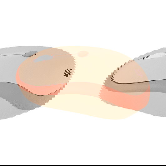 KeySonic KSKM-8200M-RF (DE) Desktop-Set Inalámbrico QWERTZ con Ratón, Teclado de Membrana Beige/Marrón/Rosa