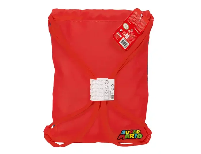 Safta Saco Plano Junior Super Mario 26x34x1cm Safta Saco Plano Junior Super Mario 26x34x1cm