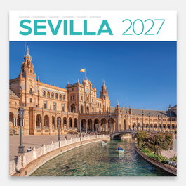 TRIANGLE POSTALS Calendario de pared 2027 Sevilla (30x30 cm)