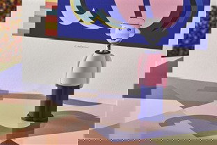 Alessi AM23 Sacacorchos, Resina Rosa/Azul