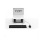 PORT Designs Teclado Alámbrico USB Negro con Ratón Óptico 1000 DPI - Modelo 501896, Cable 1.5 m, Teclado Numérico, Para Oficina