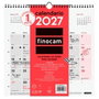 Finocam Calendario de Pared Anual 2027 para Escribir 30x30 cm