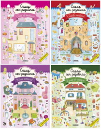 SUSAETA EDICIONES, Casas con pegatinas surtidos - CASA DE MUÑECAS