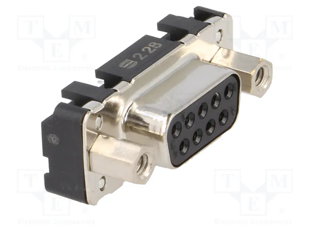 HARTING Conector D-Sub hembra de 9 pines recto HARTING Conector D-Sub hembra de 9 pines recto