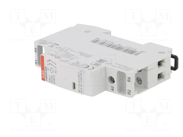 ABB ESB20-02N-06 Contactor 2-polar de instalación 20A 230VAC/230VDC NC x2