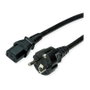 Cable de alimentación 19.99.1023, C13 y enchufe tipo E+F, negro, 0,6 m