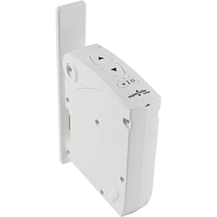 Superrollo GW60 Enrollador de Correa Eléctrico Incorporado Para Persianas y Estores Correa 15 mm a 23 mm