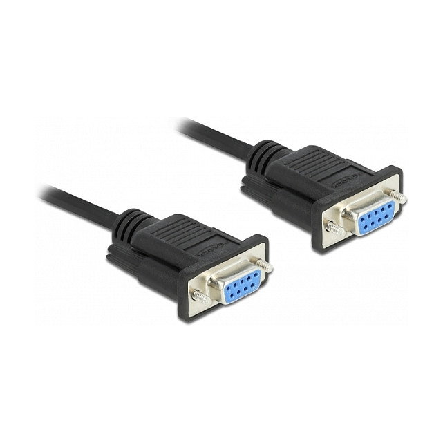 DeLOCK 87516 Cable Serial RS-232 DB-9 Hembra a Hembra Nullmodem 5 m DeLOCK 87516 Cable Serial RS-232 DB-9 Hembra a Hembra Nullmodem 5 m