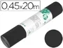 Liderpapel Rollo adhesivo autoadhesivo unicolor negro mate, 0.45 m x 20 m, 100 micras, para manualidades y forrar superficies