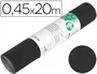Liderpapel Rollo adhesivo autoadhesivo unicolor negro mate, 0.45 m x 20 m, 100 micras, para manualidades y forrar superficies