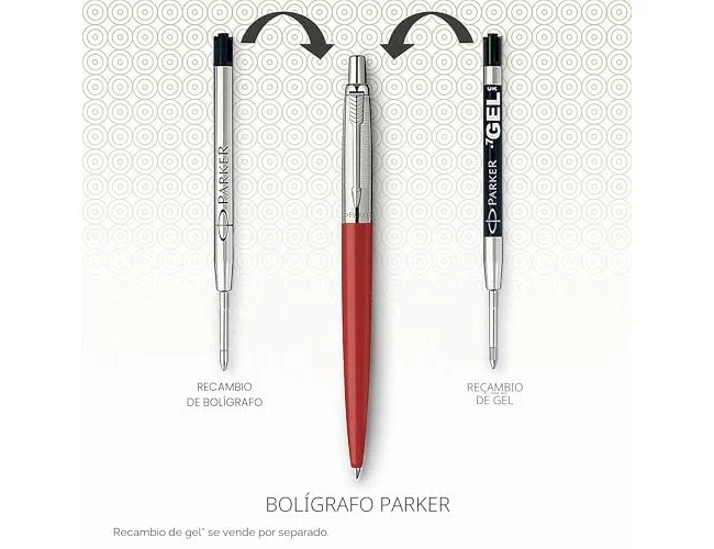 Parker Jotter Bond Street Negro con Tinta Azul y Punta M