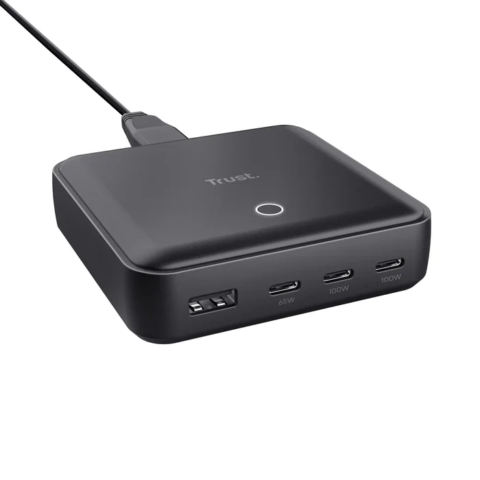 Trust Maxo Cargador de Sobremesa 100 W 3xUSB-C 1xUSB-A Trust Maxo Cargador de Sobremesa 100 W 3xUSB-C 1xUSB-A