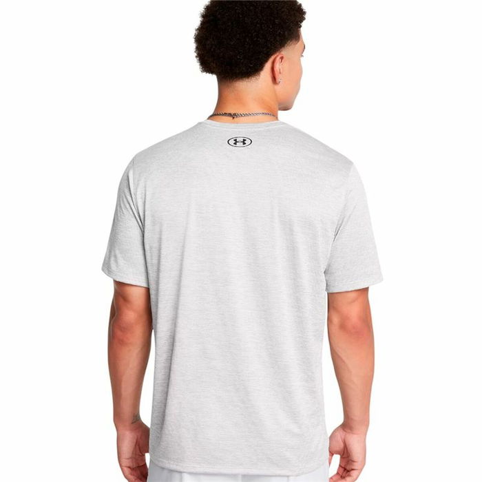 Camiseta de Manga Corta Hombre Under Armour Tech Vent Ss Gris claro