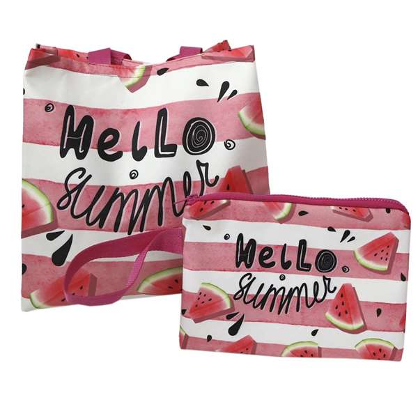 Secaneta Bolso de Playa Estampado Digital Watermelon Adulto 48x33x14 cm