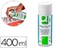 Q-connect Pegamento en Spray Quick Mount Adhesivo Reposicionable Transparente Bote 400ml