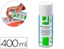 Q-connect Pegamento en Spray Quick Mount Adhesivo Reposicionable Transparente Bote 400ml