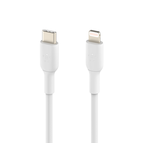 Belkin BOOST?CHARGE Cable de USB-C a Lightning de 2m Blanco CAA003BT2MWH