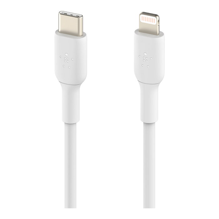 Belkin BOOST?CHARGE Cable de USB-C a Lightning de 2m Blanco CAA003BT2MWH