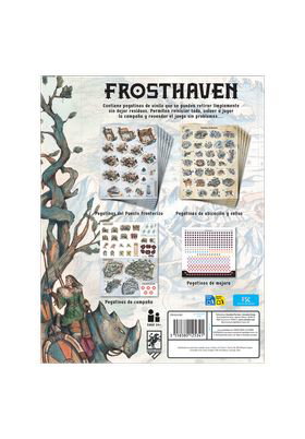 Frosthaven Pegatinas Reutilizables