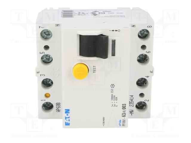 EATON ELECTRIC PFIM-63/4/003 Interruptor diferencial 63A 30mA 4 polos