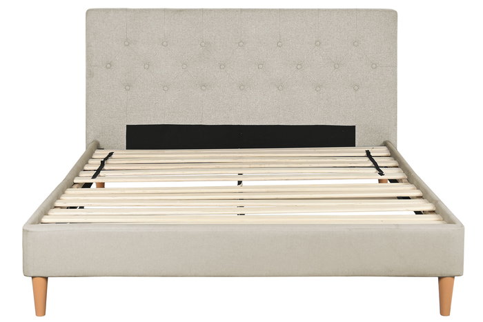 DKD Home Decor Cama Urban Beige 219 x 104 x 170 cm Poliester Madera DKD Home Decor Cama Urban Beige 219 x 104 x 170 cm Poliester Madera