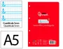 Liderpapel Recambio Cuarto Cuadriculado Pautado 100 Hojas 75gr con 6 Taladros