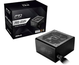ASRock Pro Series PRO-650B 650W ATX 80+ Bronze Negro