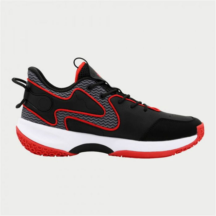 Zapatillas de Baloncesto para Adultos Peak Game 3 Negro Rojo