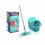 Leifheit PowerClean M Juego de fregona con cubo y escurridor Turquesa