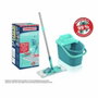 Leifheit PowerClean M Juego de fregona con cubo y escurridor Turquesa