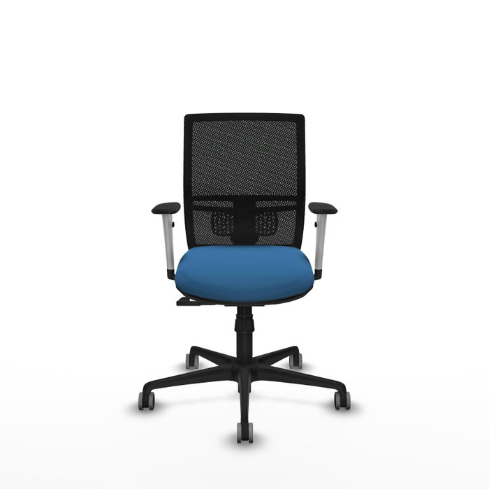 PIQUERAS Y CRESPO Silla de oficina Yunquera Azul claro con mecanismo Sincro