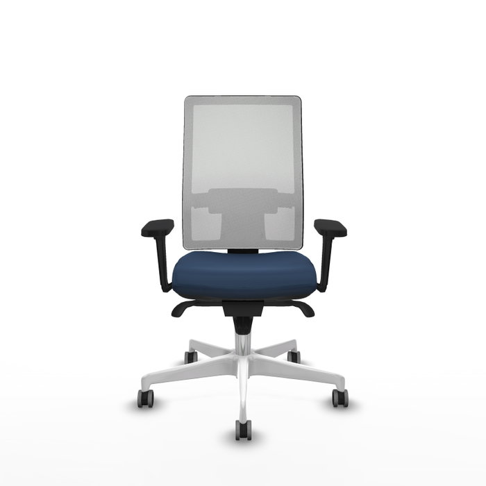 PIQUERAS Y CRESPO Silla de oficina Horna Azul Marino y Blanco PIQUERAS Y CRESPO Silla de oficina Horna Azul Marino y Blanco