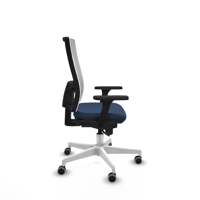 PIQUERAS Y CRESPO Silla de oficina Horna Azul Marino y Blanco PIQUERAS Y CRESPO Silla de oficina Horna Azul Marino y Blanco