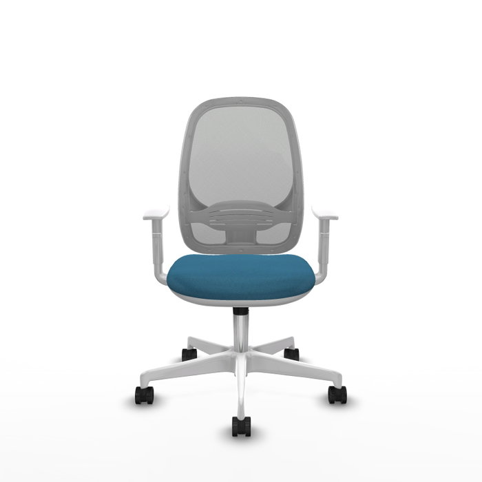 PIQUERAS Y CRESPO Silla de oficina Cilanco con mecanismo Sincro, Verde petróleo y Gris PIQUERAS Y CRESPO Silla de oficina Cilanco con mecanismo Sincro, Verde petróleo y Gris