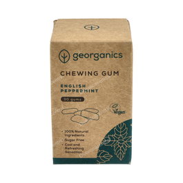 GEORGANICS Chicle Menta Y Xilitol 30 Chicles Refrescante Natural