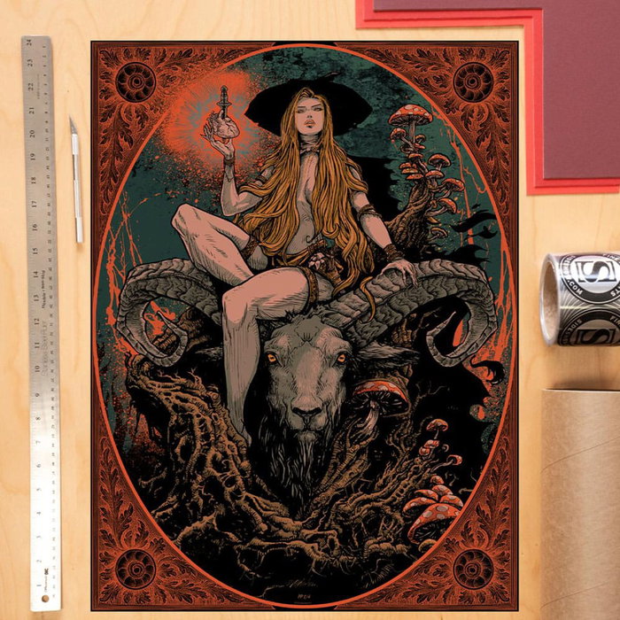 Sideshow Originals Litografia The Witch of the Woods 61 x 46 cm - sin marco