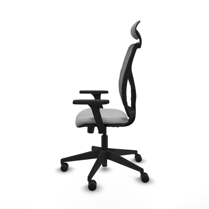 PIQUERAS Y CRESPO Silla de oficina Motilla con mecanismo Sincro/Traslack, Gris PIQUERAS Y CRESPO Silla de oficina Motilla con mecanismo Sincro/Traslack, Gris