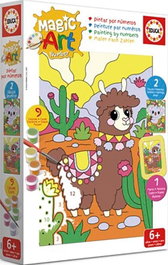 EDUCA BORRAS Magic Art Number Art Llama y Koala