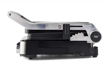 Ariete 1918 Grill Eléctrico Grill&Taste para Bocadillos, Carnes a la Parrilla, Tostadas y Pizza con Termostato y Apertura 180º Ariete 1918 Grill Eléctrico Grill&Taste para Bocadillos, Carnes a la Parrilla, Tostadas y Pizza con Termostato y Apertura 180º