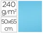 Liderpapel Cartulina 50x65 cm 240g/m2 Celeste Paquete de 25 Hojas para Dibujo y Manualidades