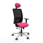 PIQUERAS Y CRESPO Silla de oficina Zulema Rosa y Negro