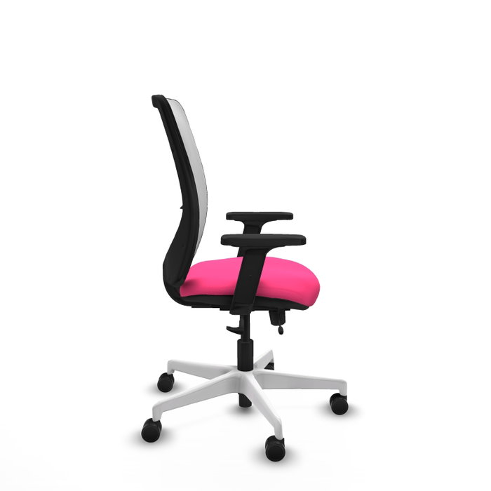 PIQUERAS Y CRESPO Silla de oficina Zulema Rosa y Blanco PIQUERAS Y CRESPO Silla de oficina Zulema Rosa y Blanco