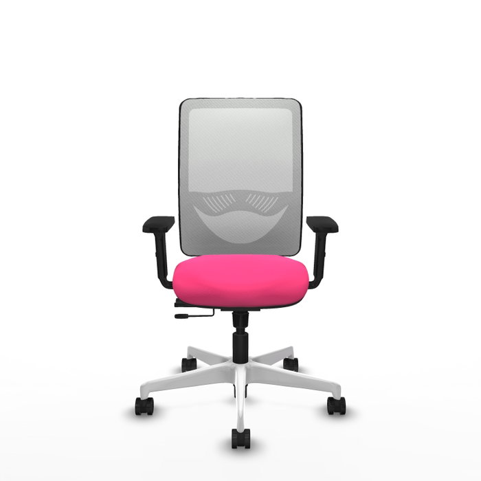 PIQUERAS Y CRESPO Silla de oficina Zulema Rosa y Blanco PIQUERAS Y CRESPO Silla de oficina Zulema Rosa y Blanco
