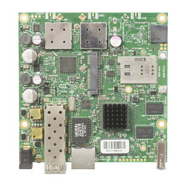 MikroTik RB922UAGS-5HPacD Router Board con Wi-Fi 5 (802.11ac) de 866 Mbps, Puertos Gigabit Ethernet y PoE, Procesador QCA9557