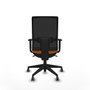 PIQUERAS Y CRESPO Silla de oficina Horna Naranja y Negro