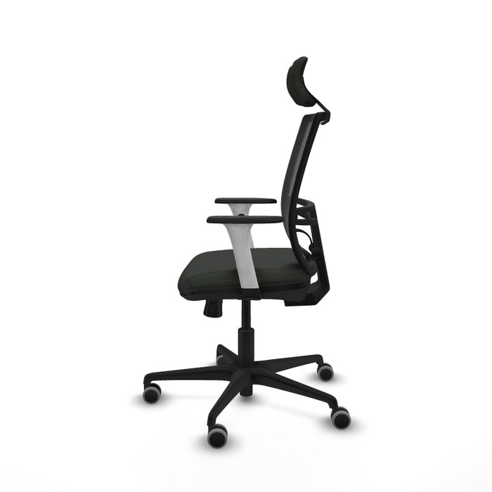 PIQUERAS Y CRESPO Silla de oficina Yunquera con mecanismo Sincro/Traslack, Negro PIQUERAS Y CRESPO Silla de oficina Yunquera con mecanismo Sincro/Traslack, Negro