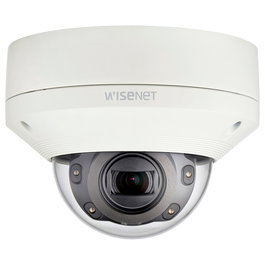 Hanwha Techwin Cámara IP de Seguridad Domo Fija X-Serie XNV-6080RP, 2MP 1080p Full HD, PTZ Digital, Visión Nocturna 50m, PoE, Interior/Exterior IP67 IK10