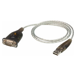 ATEN Adaptador USB a Puerto Serie RS-232 (100 cm) USB Tipo A a DB-9 Macho